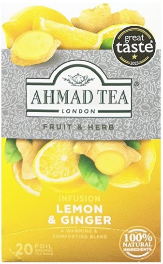 (image for) AHMAD TEA LEMON & GINGER INFUSION