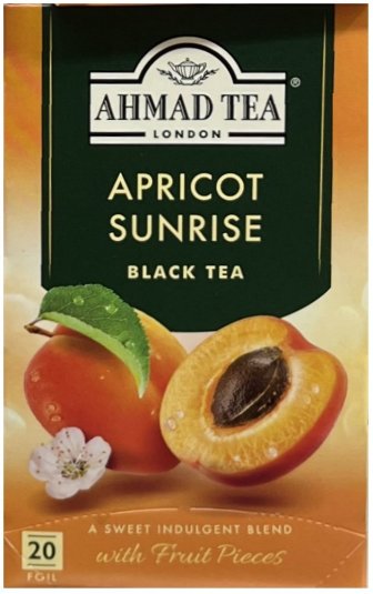(image for) AHMAD TEA APRICOT SUNRISE BLACK TEA