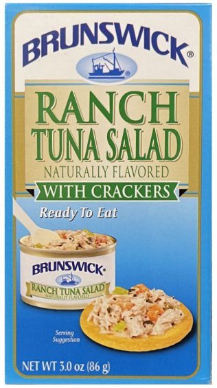 (image for) BRUNSWICK RANCH TUNA SALAD WITH CRACKERS