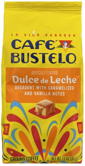 (image for) CAFE' BUSTELO DULCE DE LECHE MEDIUM ROAST GROUND COFFEE