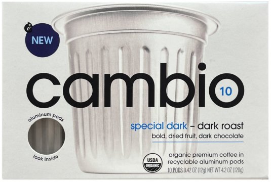 (image for) CAMBIO SPECIAL DARK ORGANIC DARK ROAST COFFEE K-CUP PODS