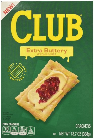 (image for) CLUB CRACKERS EXTRA BUTTERY