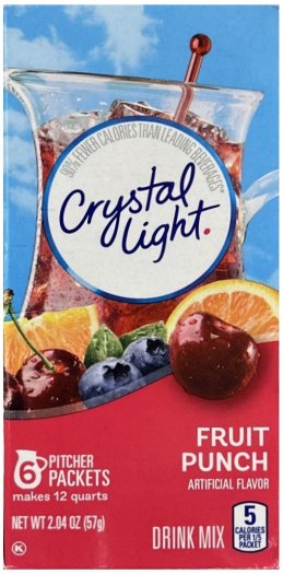 (image for) CRYSTAL LIGHT FRUIT PUNCH DRINK MIX