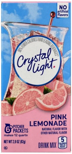 (image for) CRYSTAL LIGHT PINK LEMONADE DRINK MIX