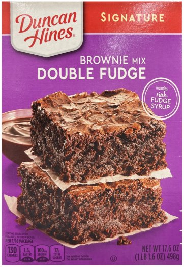 (image for) DUNCAN HINES SIGNATURE DOUBLE FUDGE BROWNIE MIX