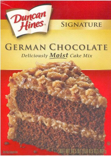 (image for) DUNCAN HINES SIGNATURE GERMAN CHOCOLATE CAKE MIX