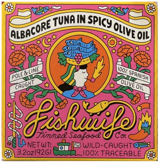 (image for) FISHWIFE ALBACORE TUNA IN SPICY OLIVE OIL