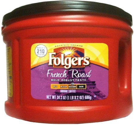 FOLGERS FRENCH ROAST GROUND COFFEE (image for) FOLGERS FRENCH ROAST GROUND COFFEE