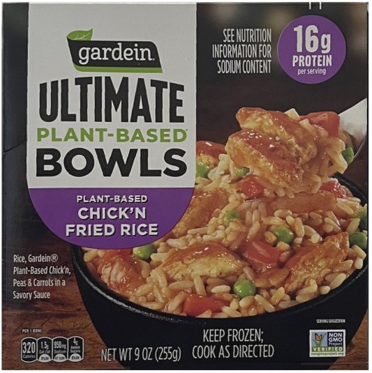 (image for) GARDEIN UNTIMATE PLANT-BASED BOWLS CHICK'N FRIED RICE