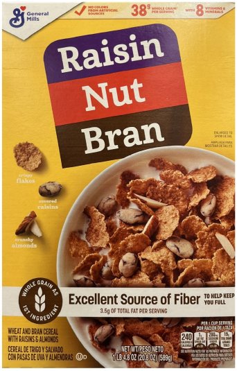(image for) GENERAL MILLS RAISIN NUT BRAN