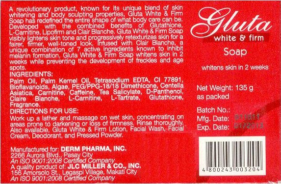 (image for) GLUTA WHITE & FIRM SOAP
