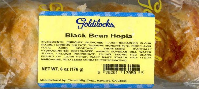 (image for) GOLDILOCKS HOPIA BLACK BEAN