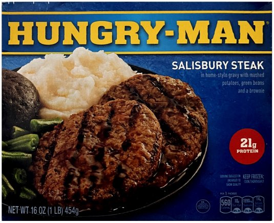 (image for) HUNGRY-MAN SALISBURY STEAK