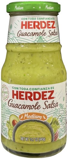 (image for) HERDEZ GUACAMOLE SALSA MEDIUM