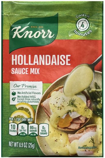 (image for) KNORR HOLLANDAISE SAUCE MIX