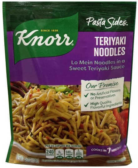 (image for) KNORR PASTA SIDES TERIYAKI NOODLES