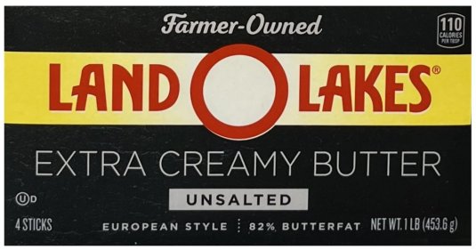 (image for) LAND O LAKES EXTRA CREAMY BUTTER UNSALTED