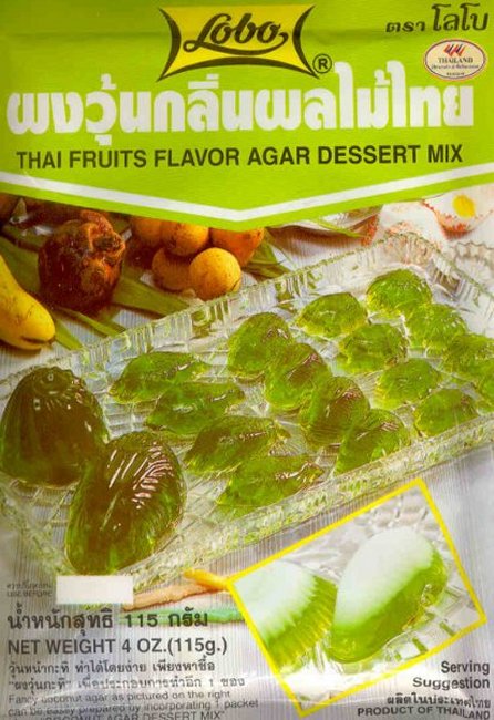 (image for) LOBO AGAR DESSERT THAI FRUITS FLAVOR MIX