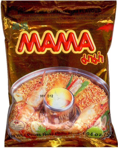 (image for) MAMA SHRIMP CREAMY TOM YUM FLAVOUR ORIENTAL STYLE NOODLES