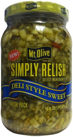 MT. OLIVE SIMPLY RELISH DELI STYLE SWEET (image for) MT. OLIVE SIMPLY RELISH DELI STYLE SWEET