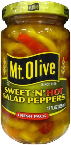(image for) MT. OLIVE SWEET ‘N’ HOT SALAD PEPPERS
