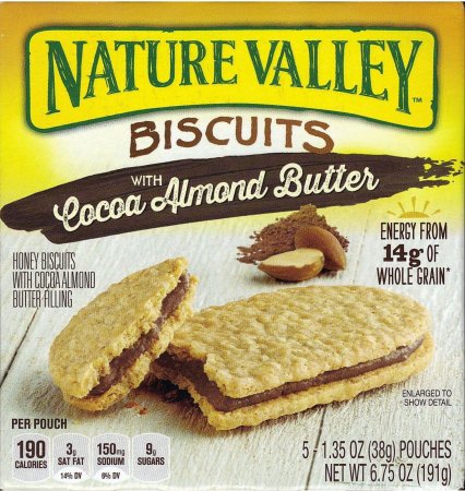 (image for) NATURE VALLEY BISCUITS WITH COCOA ALMOND BUTTER