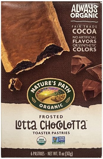 (image for) NATURE'S PATH ORGANIC LOTTA CHOCOLOTTA TOASTER PASTRIES