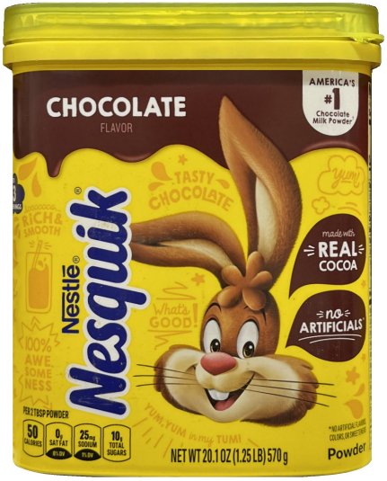 (image for) NESQUIK CHOCOLATE FLAVOR POWDER MIX