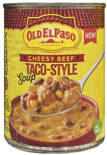 (image for) OLD EL PASO CHEESY BEEF TACO-STYLE SOUP