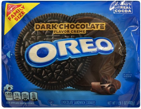 (image for) OREO CHOCOLATE SANDWICH COOKIES DARK CHOCOLATE CREME