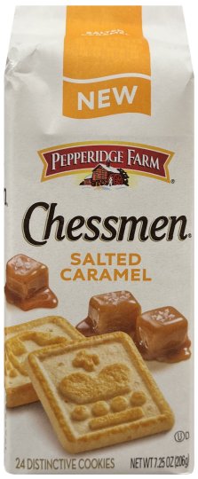 (image for) PEPPERIDGE FARM CHESSMEN SALTED CARAMEL COOKIES