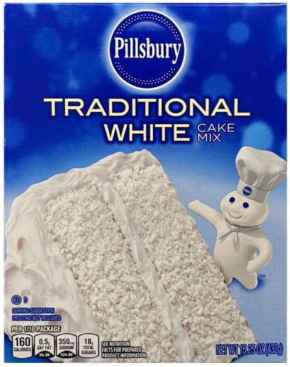 (image for) PILLSBURY TRADITIONAL WHITE CAKE MIX