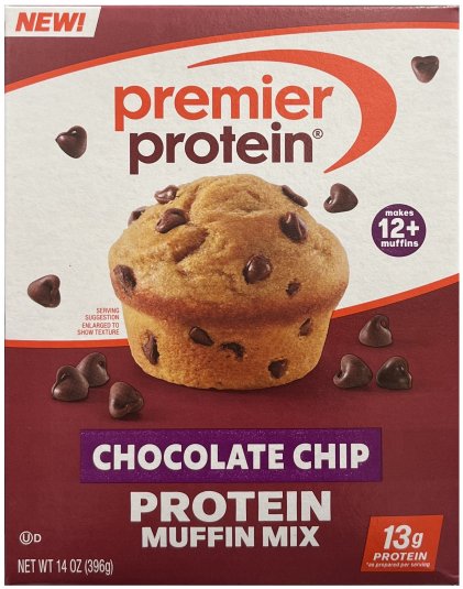 (image for) PREMIER PROTEIN CHOCOLATE CHIP PROTEIN MUFFIN MIX