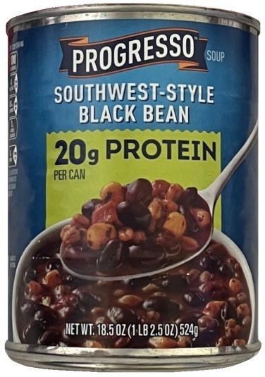 PROGRESSO SOUTHWEST-STYLE BLACK BEAN (image for) PROGRESSO SOUTHWEST-STYLE BLACK BEAN