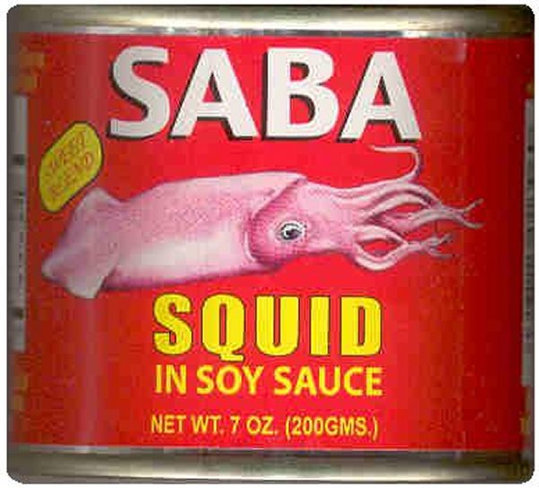 (image for) SABA SQUID IN SOY SAUCE