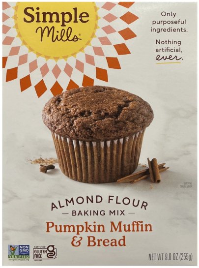 (image for) SIMPLE MILLS ALMOND FLOUR PUMPKIN MUFFIN & BREAD MIX