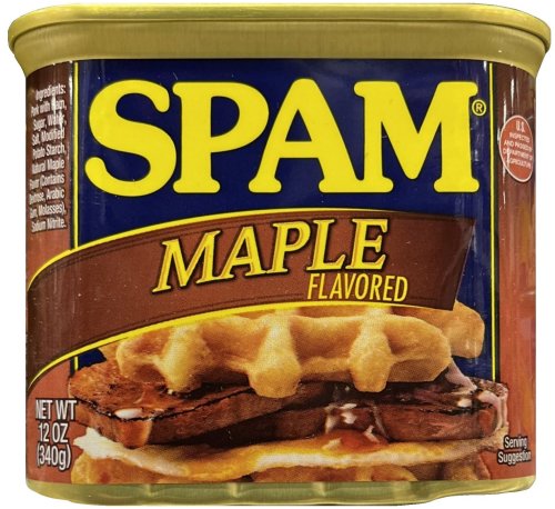 (image for) SPAM MAPLE FLAVORED