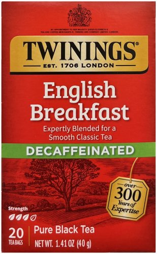(image for) TWININGS ENGLISH BREAKFAST TEA DECAFFEINATED