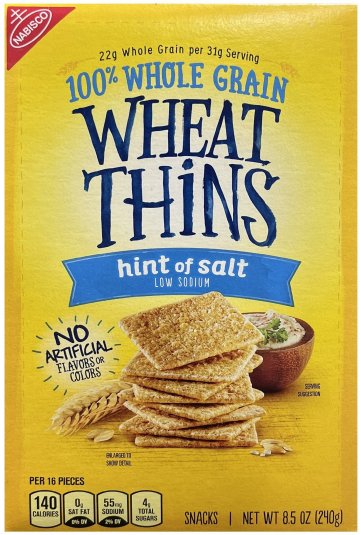 (image for) WHEAT THINS HINT OF SALT
