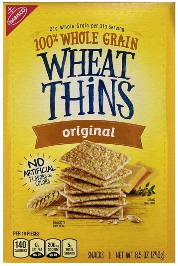 (image for) WHEAT THINS ORIGINAL