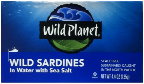 WILD PLANET WILD SARDINES IN WATER WITH SEA SALT (image for) WILD PLANET WILD SARDINES IN WATER WITH SEA SALT