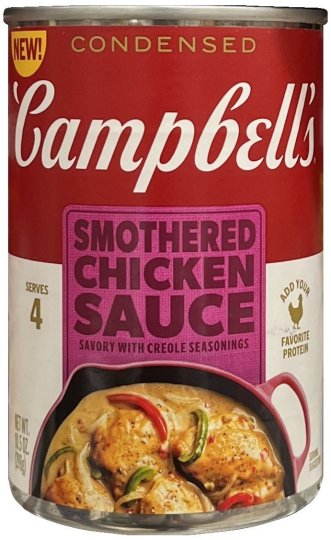 CAMPBELL'S SMOTHERED CHICKEN SAUCE (image for) CAMPBELL'S SMOTHERED CHICKEN SAUCE