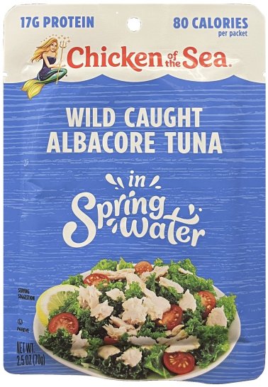 (image for) CHICKEN OF THE SEA WILD CAUGHT ALBACORE TUNA IN SPRING WATER