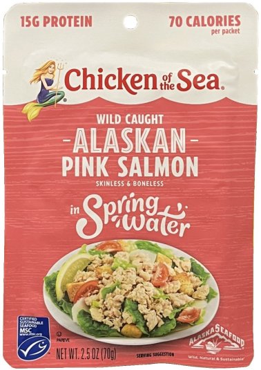 (image for) CHICKEN OF THE SEA WILD CAUGHT ALASKAN PINK SALMON IN SPRING WATER