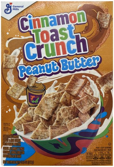 GENERAL MILLS CINNAMON TOAST CRUNCH PEANUT BUTTER (image for) GENERAL MILLS CINNAMON TOAST CRUNCH PEANUT BUTTER