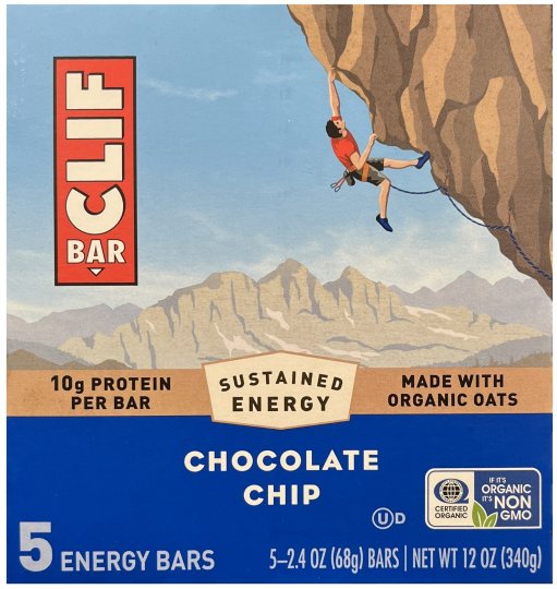 CLIF BAR WHITE CHOCOLATE CHIP ENERGY BAR (image for) CLIF BAR WHITE CHOCOLATE CHIP ENERGY BAR
