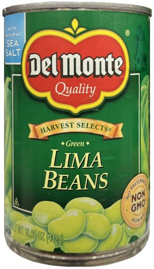 DEL MONTE LIMA BEANS (image for) DEL MONTE LIMA BEANS