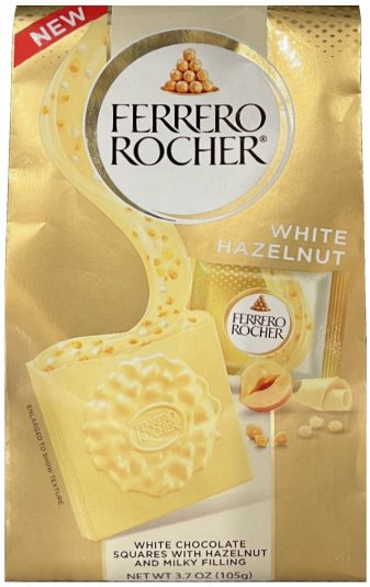 (image for) FERRERO ROCHER WHITE HAZELNUT CHOCOLATE