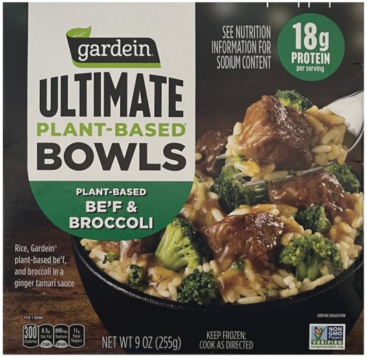(image for) GARDEIN UNTIMATE PLANT-BASED BOWLS BE'F & BROCCOLI