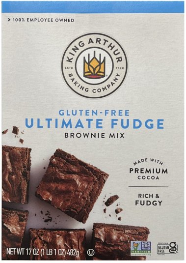 (image for) KING AUTHUR ULTIMATE FUDGE BROWNIE MIX GLUTEN FREE